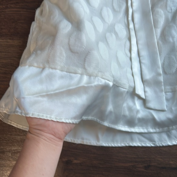 Ivory Tank Top with Bow | Baby Doll Style Tank Top | White Tank Top | - Picture 6 of 8